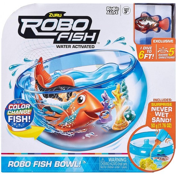 Κατασκευή Ενυδρείο Robo Fish with Aquarium, Zuru